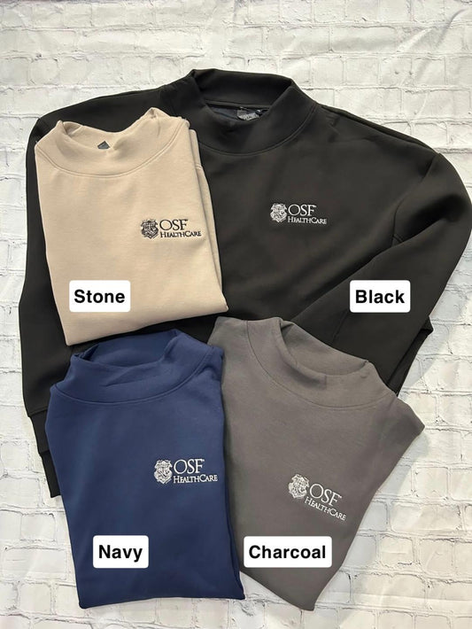 Mock Turtleneck Sweatshirt